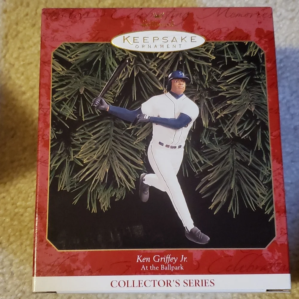 Hallmark 1999 At The Ballpark KEN GRIFFIN Jr. Holiday Christmas Ornament